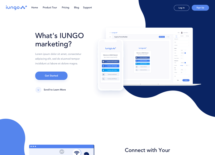 iungo_landing_page_design