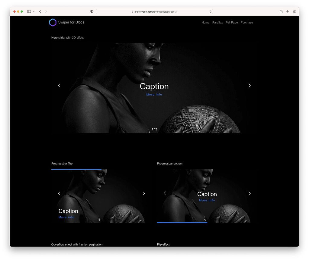 New Swiper V3 - Custom Brics - Blocs Forum
