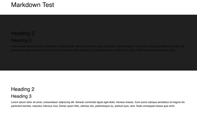 Markdown and Markdown Parser with different font colour to project ...