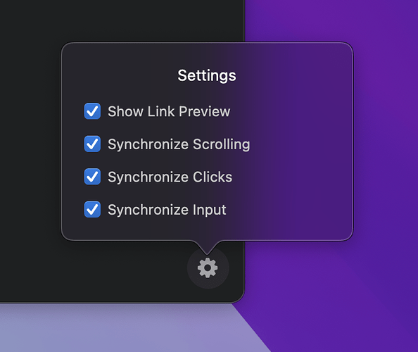 Preview Mode Settings