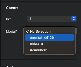 modal-select