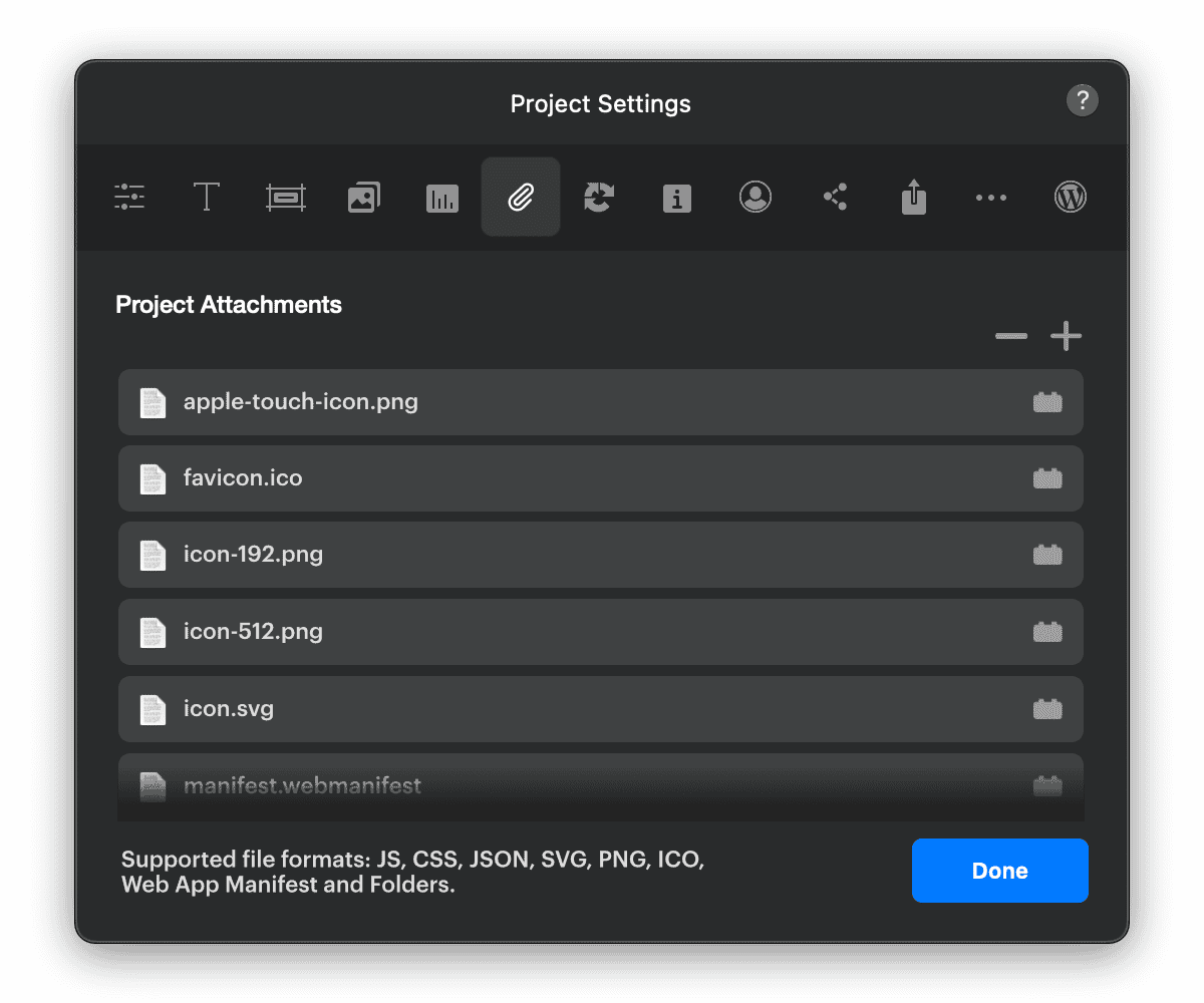 Blocs-Project-Settings