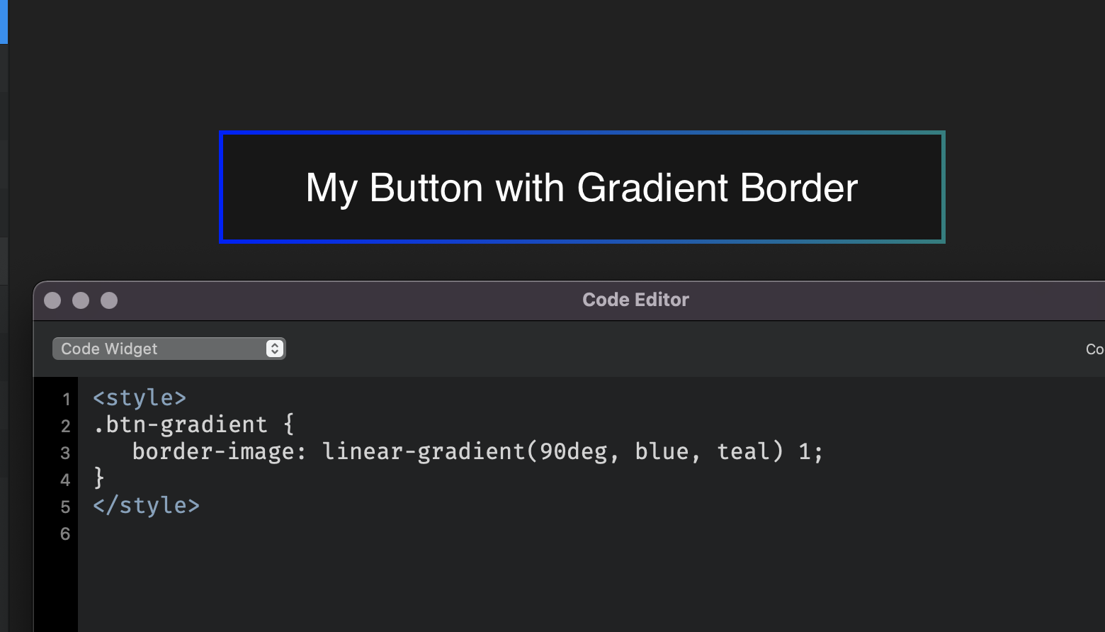 How do I create a button with a gradient border - I Need Help - Blocs ...
