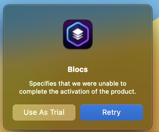 Blocs instal the new version for ios