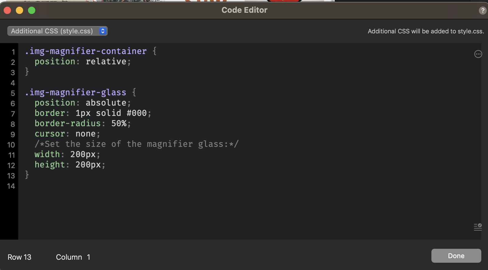 Magnify effect on image (js, css) Dev Discussion Blocs Forum